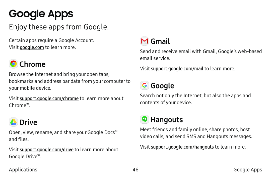 Google Apps Galaxy Tab S2 9.7 Refresh AT&T