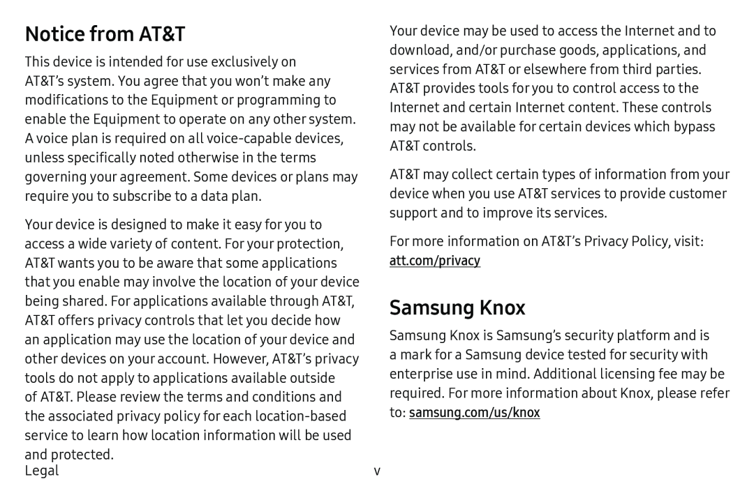 Samsung Knox Galaxy Tab S2 9.7 Refresh AT&T