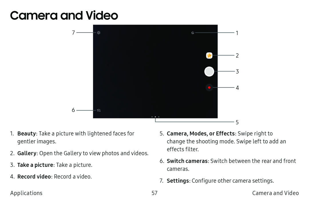 Camera and Video Galaxy Tab S2 9.7 Refresh AT&T