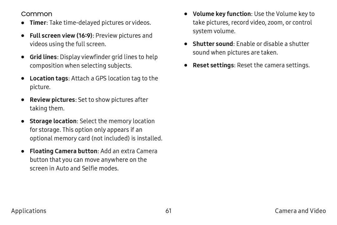 Floating Camera button Galaxy Tab S2 9.7 Refresh AT&T