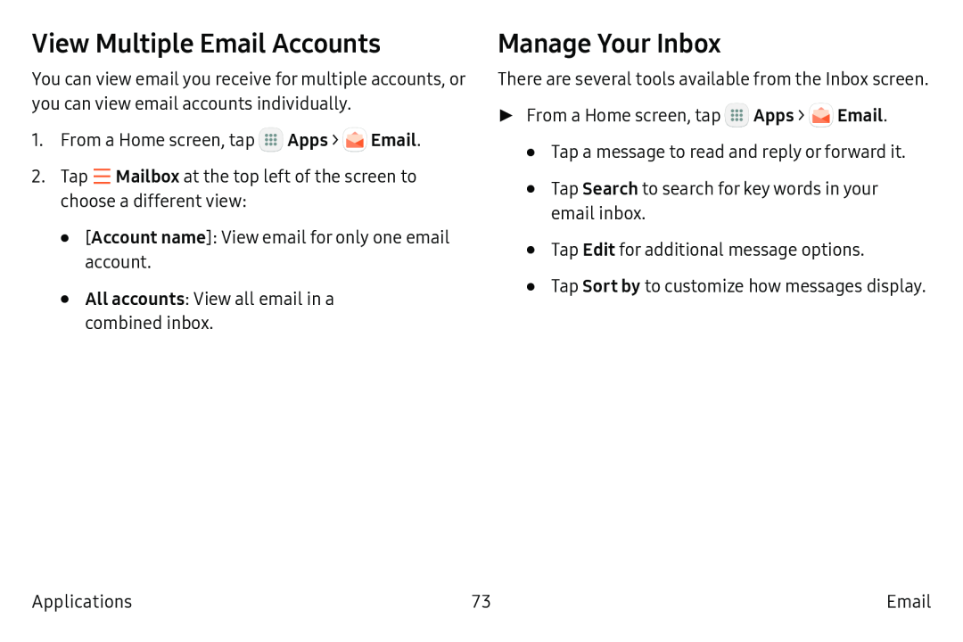 View Multiple Email Accounts Manage Your Inbox