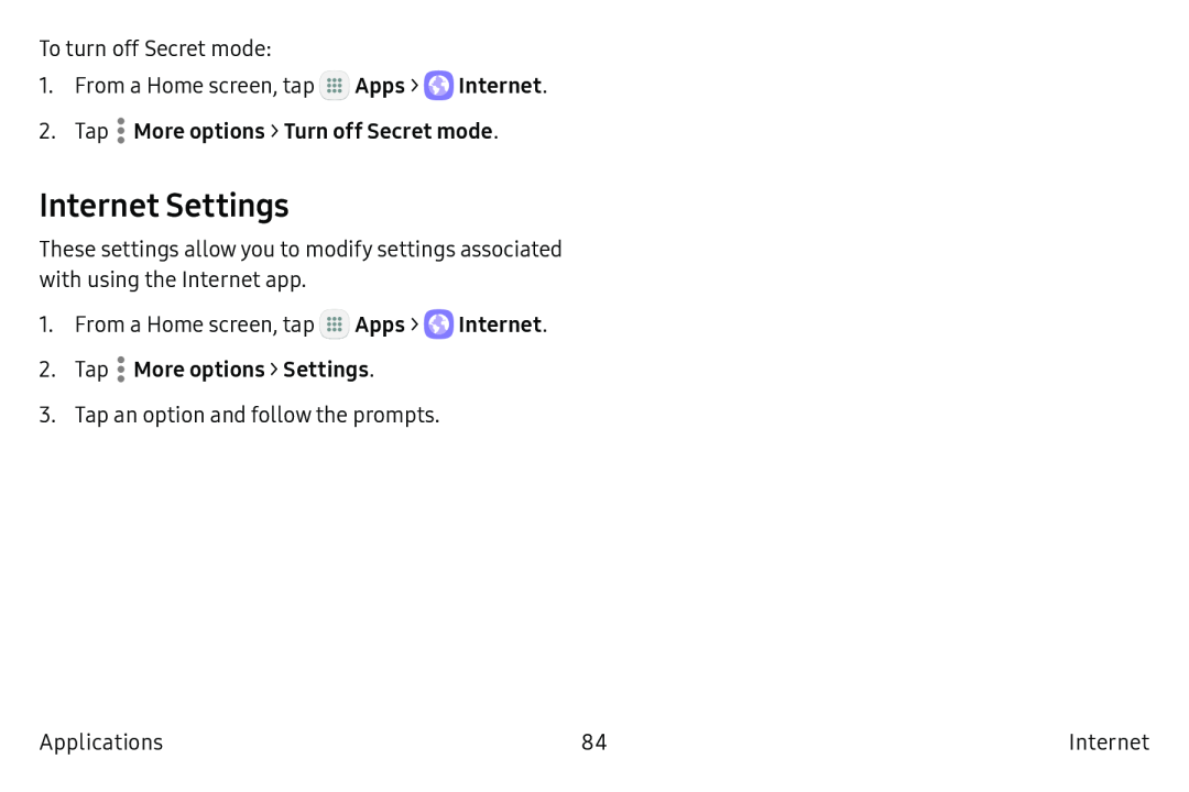 Internet Settings Galaxy Tab S2 9.7 Refresh AT&T