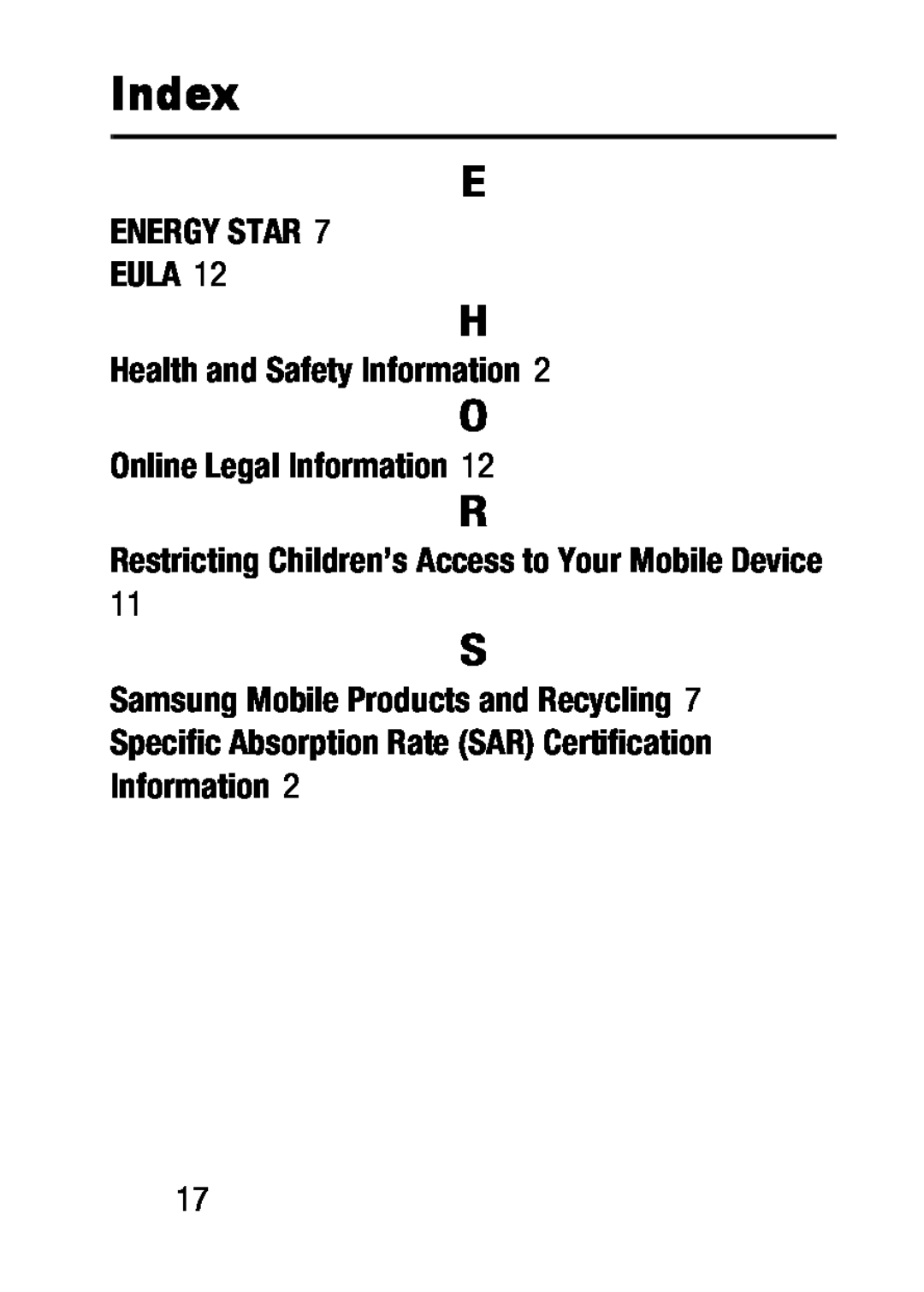 Index Galaxy Tab S2 9.7 Verizon