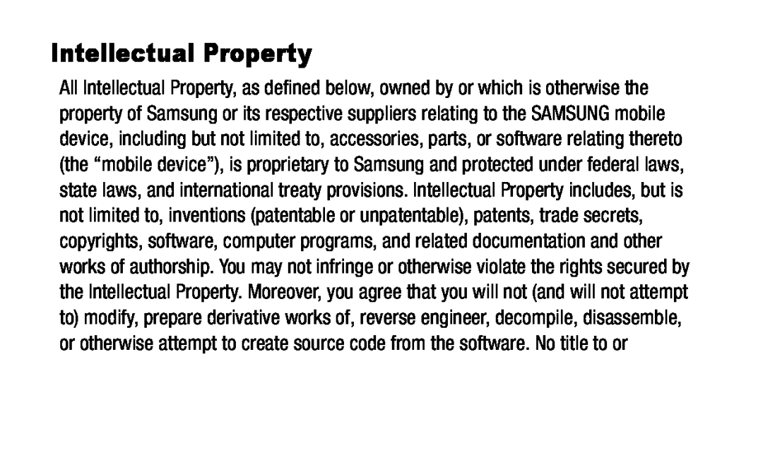 Intellectual Property Galaxy Tab S2 9.7 Wi-Fi