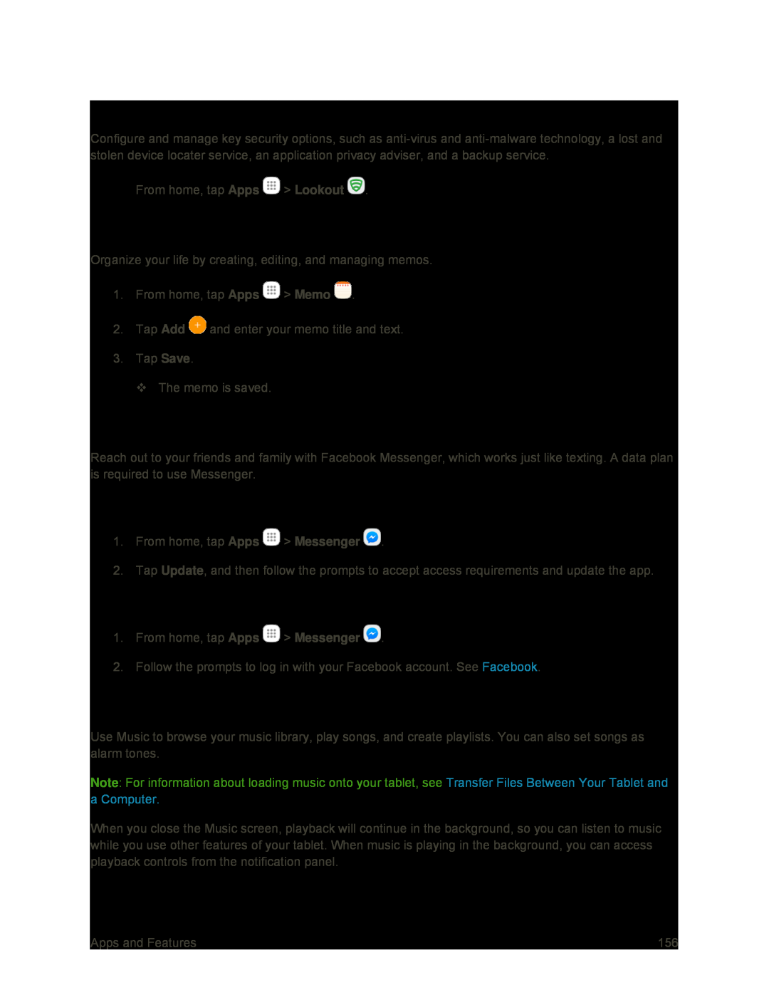 Update Messenger Galaxy Tab S2 9.7 Sprint