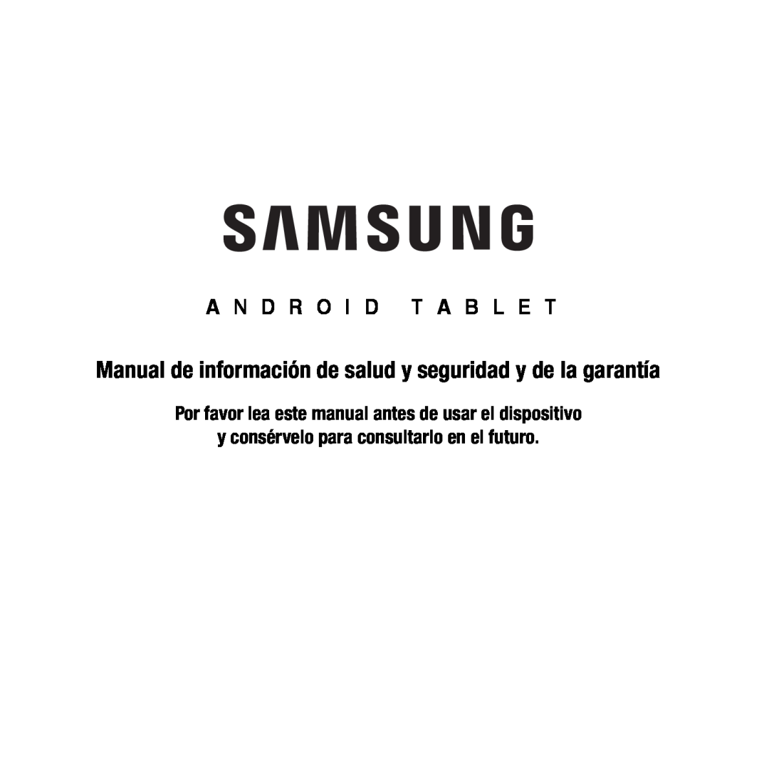 Manual de información de salud y seguridad y de la garantía Galaxy Tab S2 9.7 AT&T
