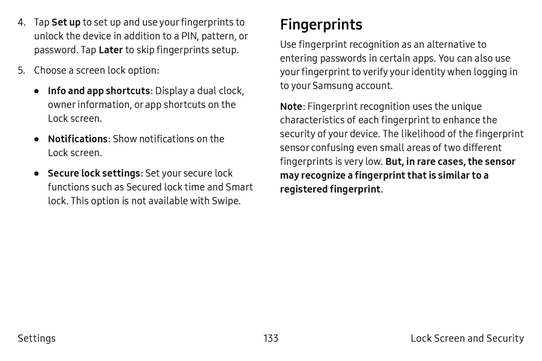 Fingerprints