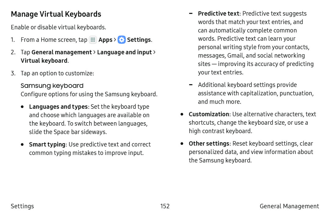 Manage Virtual Keyboards