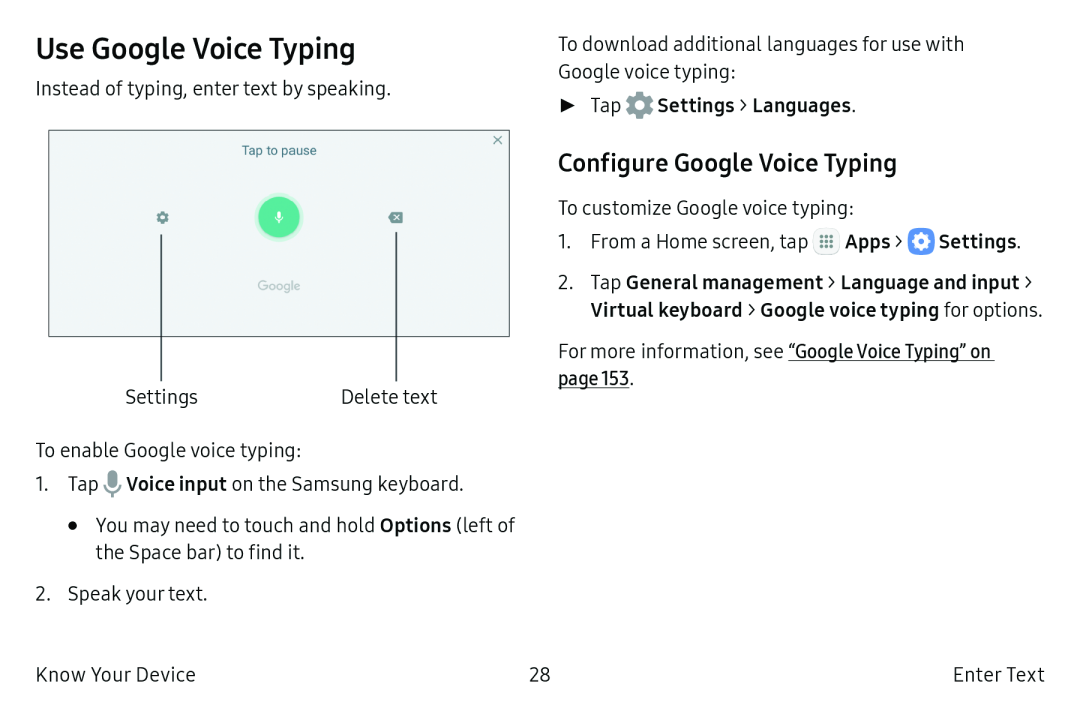 Use Google Voice Typing Galaxy Tab S2 9.7 AT&T