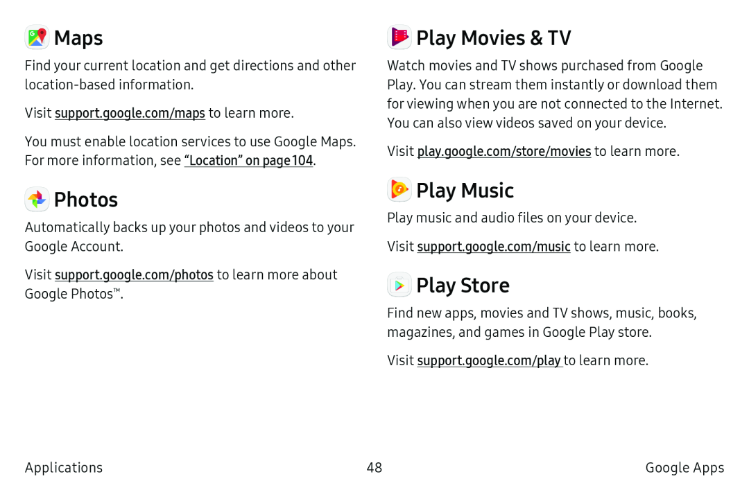 Maps Galaxy Tab S2 9.7 AT&T