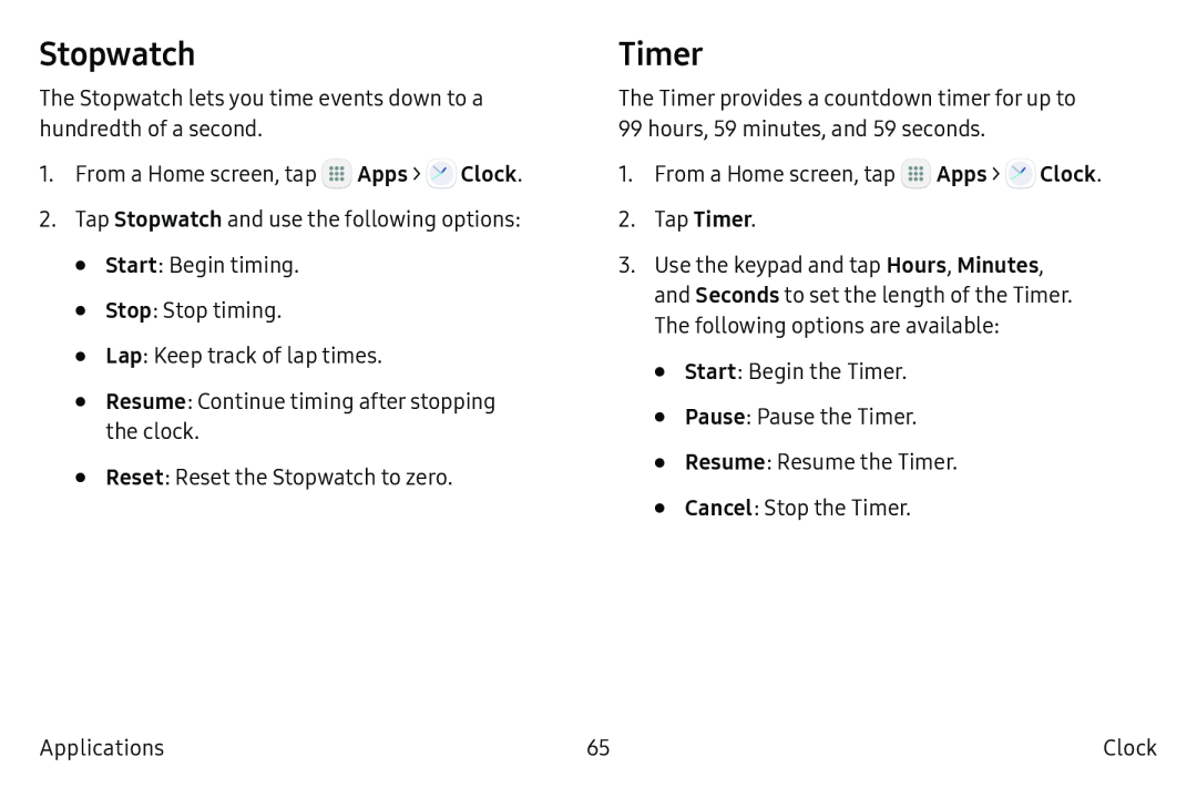 Stopwatch Timer