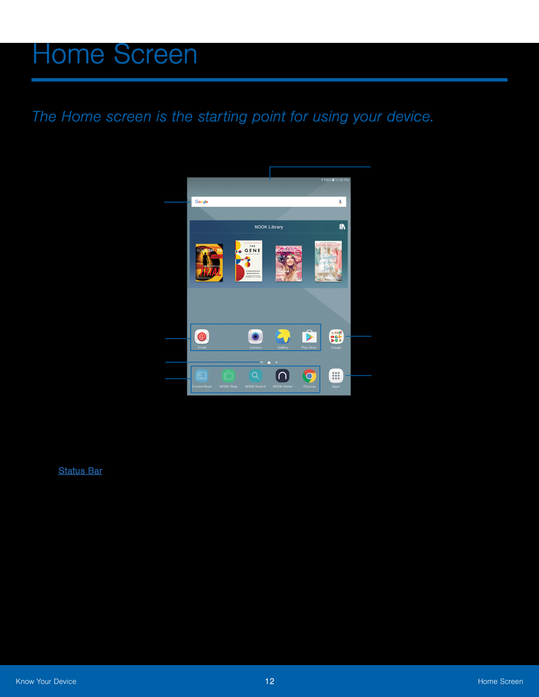 App folder Galaxy Tab S2 8.0 NOOK Wi-Fi