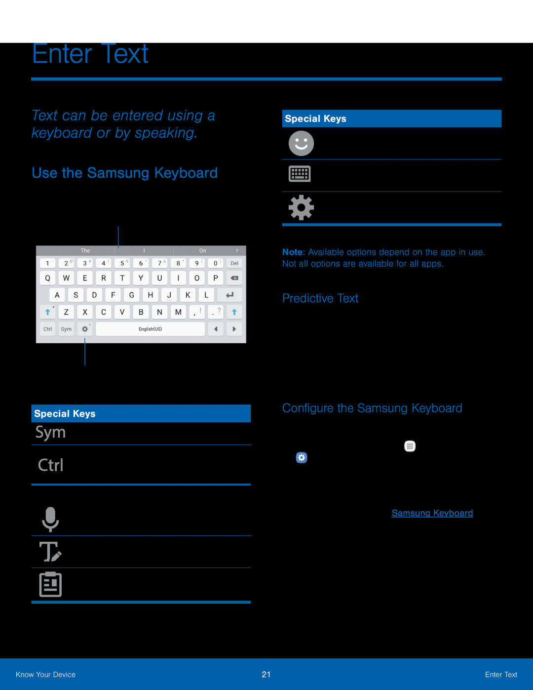 Options Galaxy Tab S2 8.0 NOOK Wi-Fi