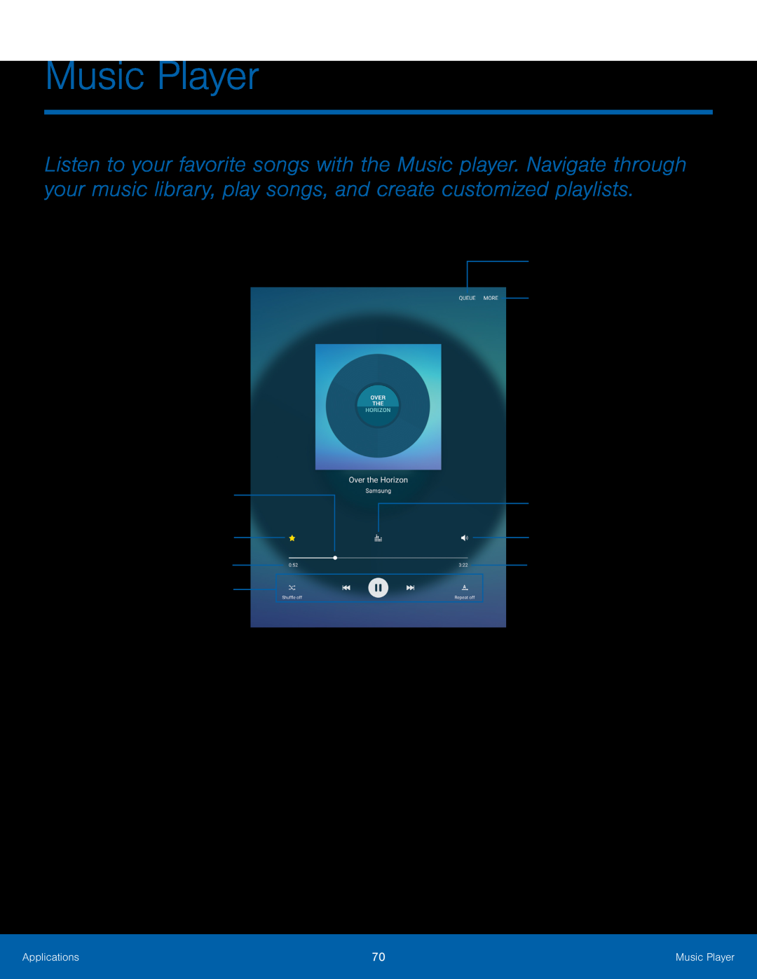 Song queue Galaxy Tab S2 8.0 NOOK Wi-Fi