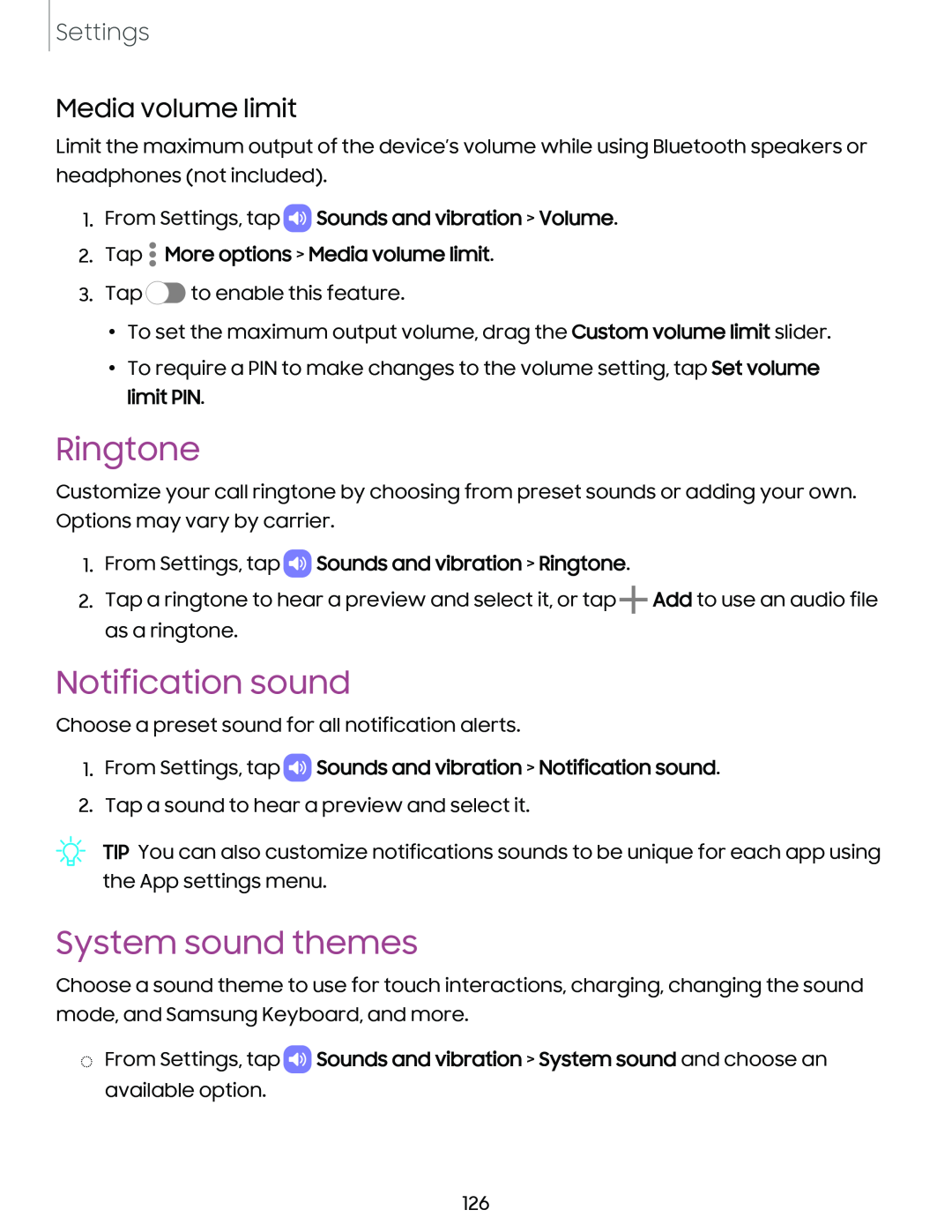 Notification sound Galaxy S10 AT&T