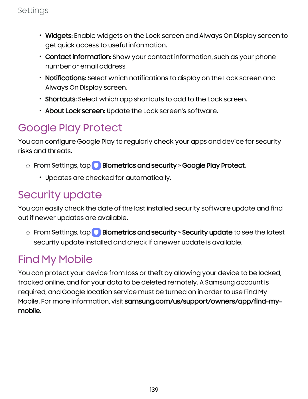 Google Play Protect Galaxy S10 AT&T