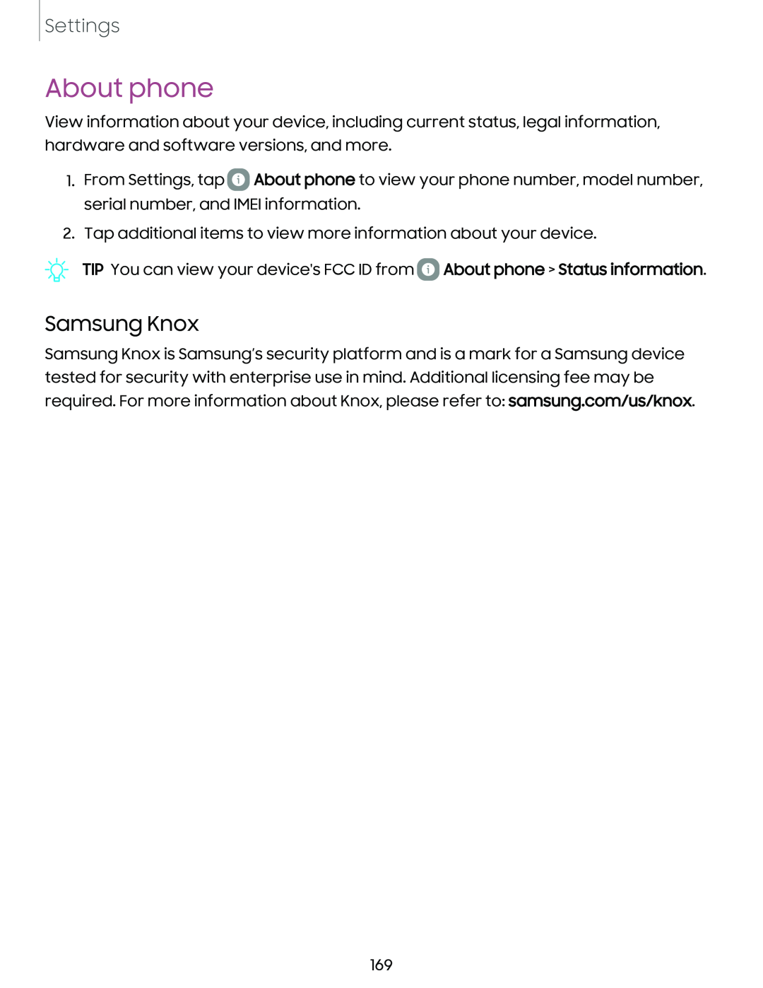 About phone Galaxy S10 AT&T