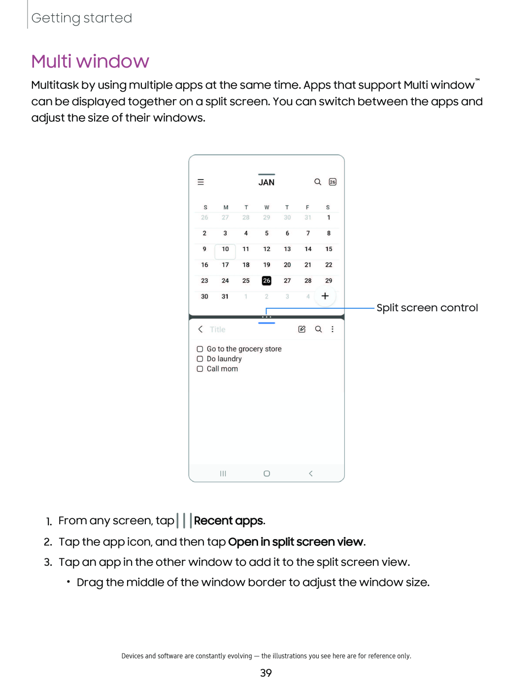 Multi window Galaxy S10 AT&T