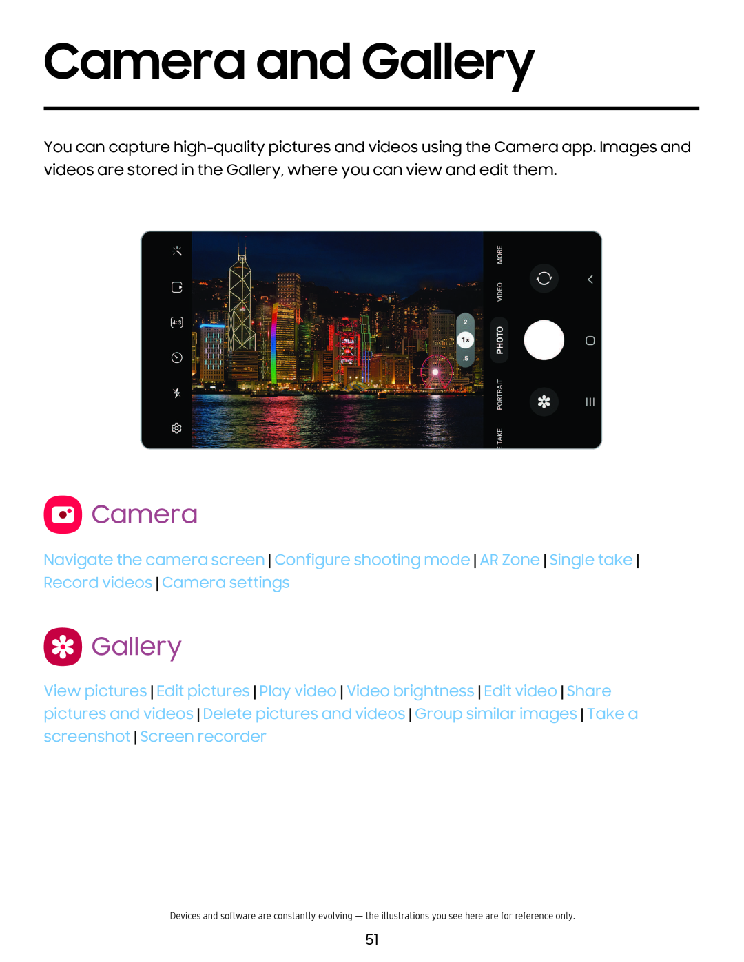 Camera and Gallery Galaxy S10 AT&T