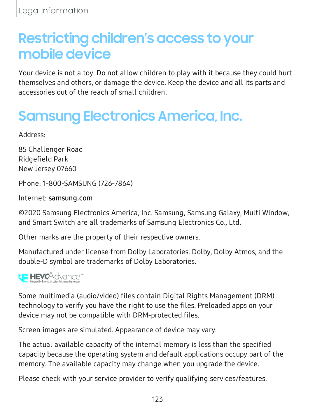 Restricting children’s access to your mobile device Galaxy Tab A 10.5 Verizon