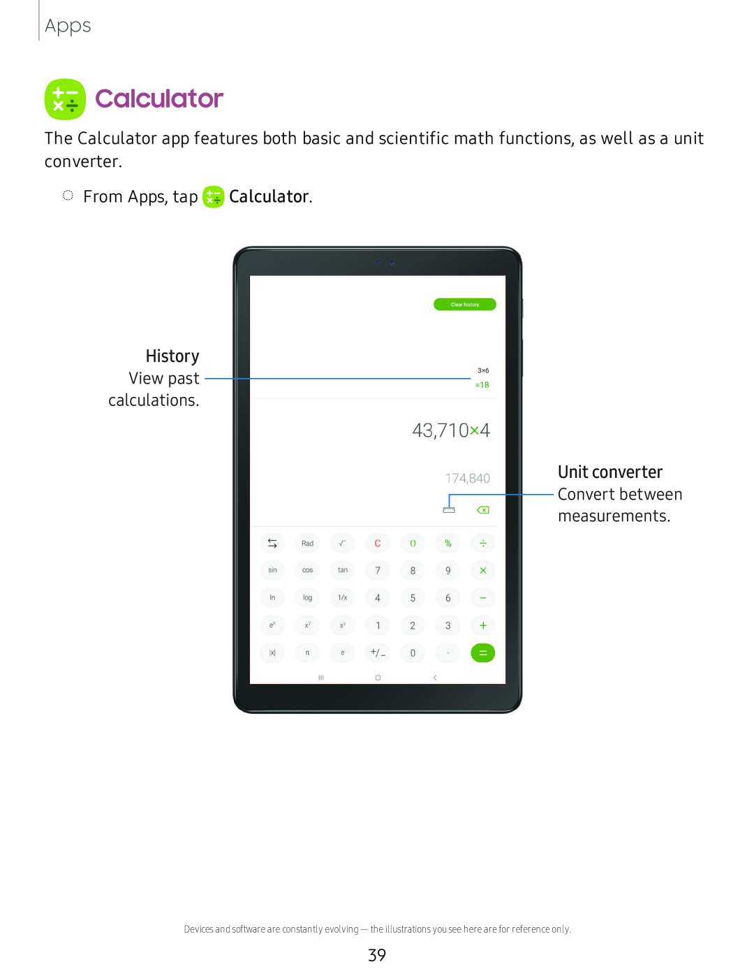 Unit converter Galaxy Tab A 10.5 Verizon