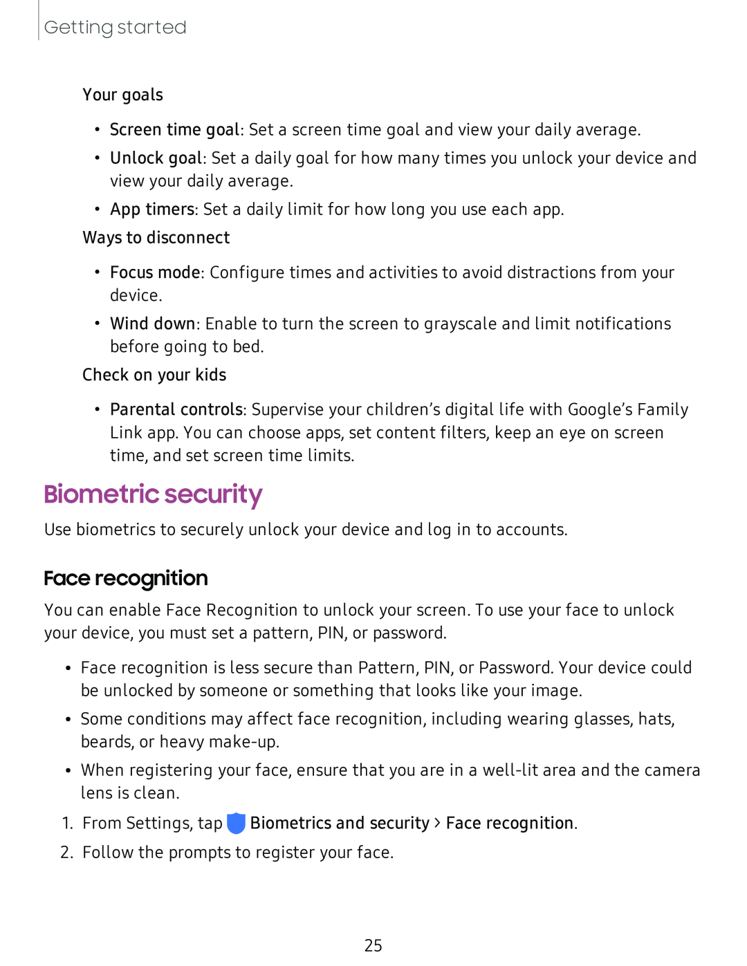 Face recognition Biometric security