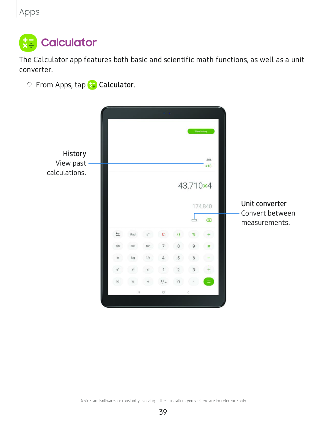 Unit converter Galaxy Tab A 10.5 Sprint