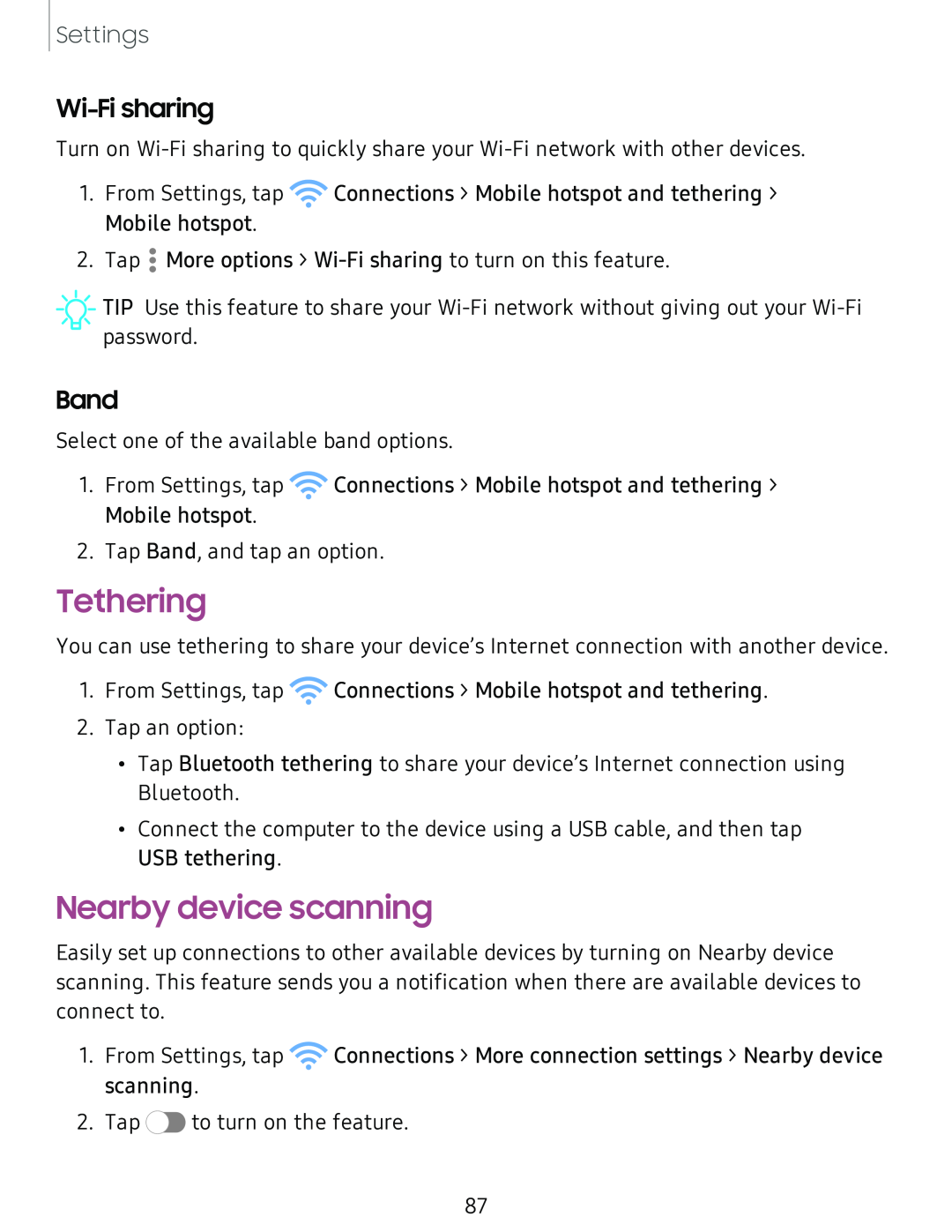 Wi-Fisharing Galaxy Tab A 10.5 Sprint