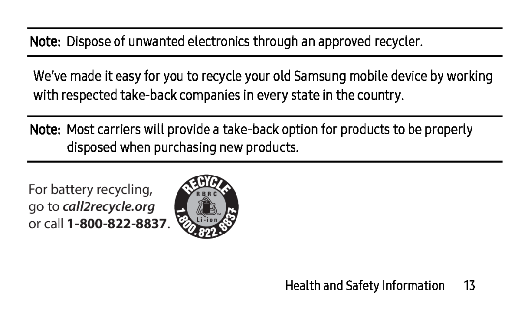 call2recycle.org Galaxy Tab A 10.5 Wi-Fi