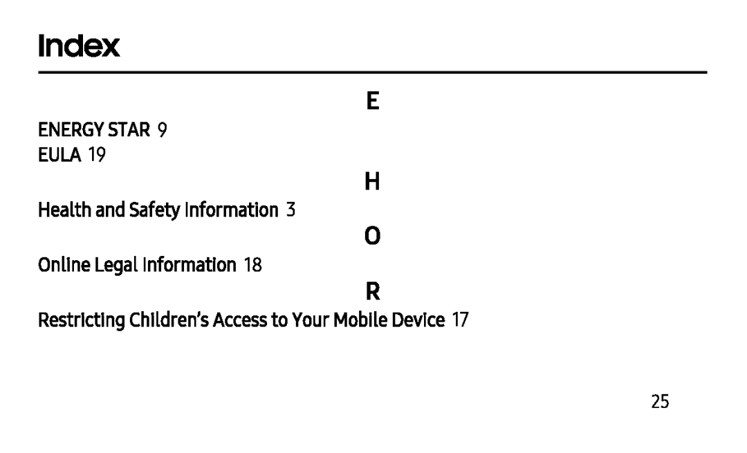 Index Galaxy Tab A 10.5 Wi-Fi