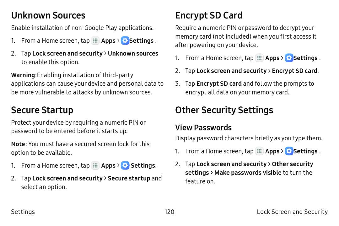 Encrypt SD Card Galaxy Tab A 10.5 Wi-Fi