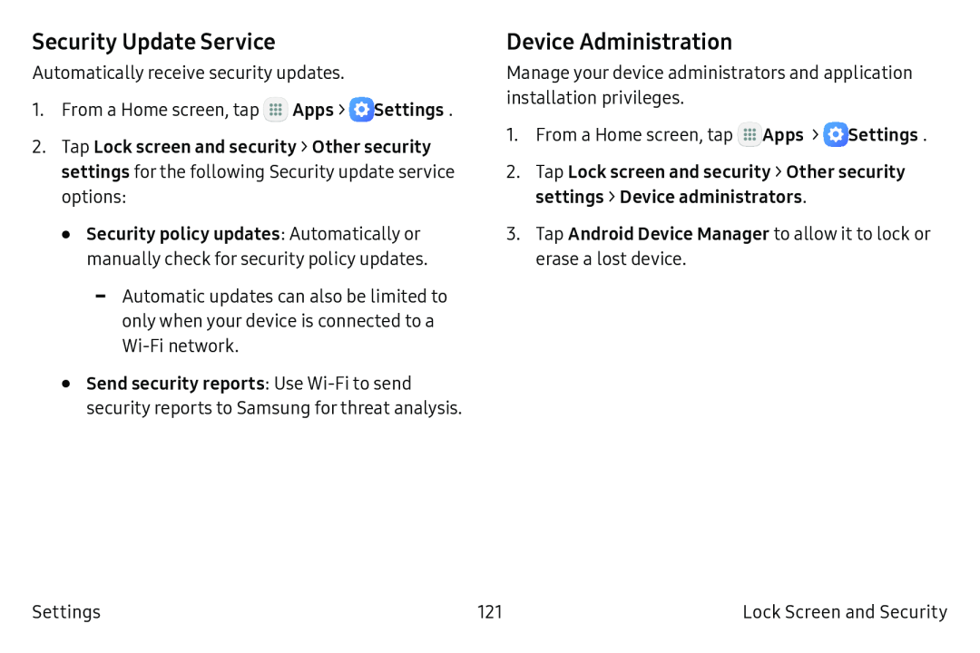 Security Update Service Galaxy Tab A 10.5 Wi-Fi