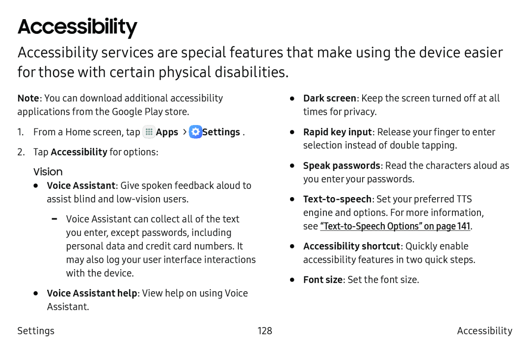 Accessibility