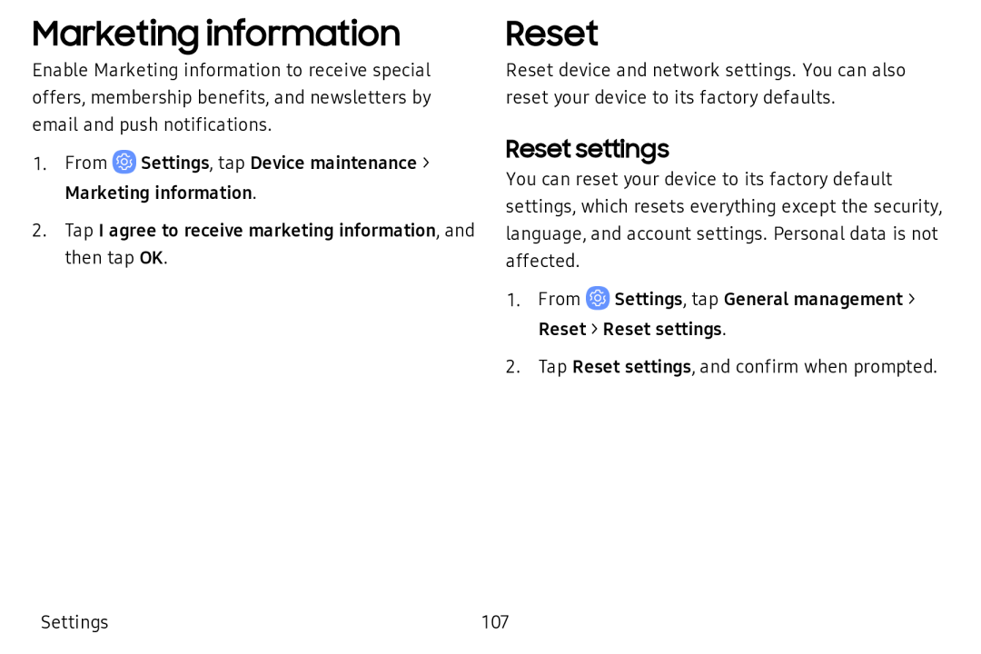 Reset Galaxy Tab A 10.5 Wi-Fi