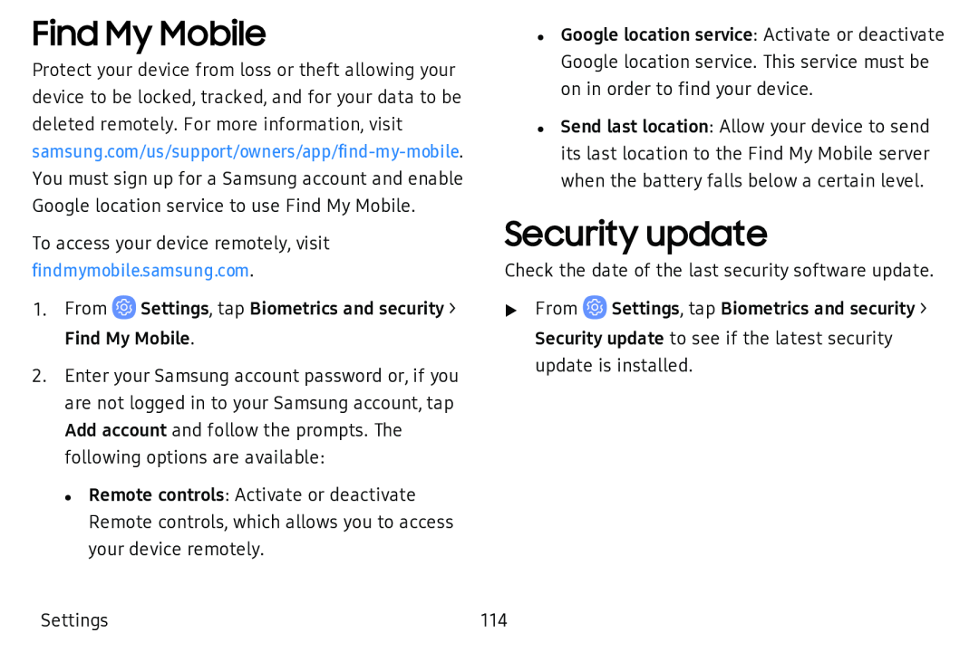 Security update Galaxy Tab A 10.5 Wi-Fi