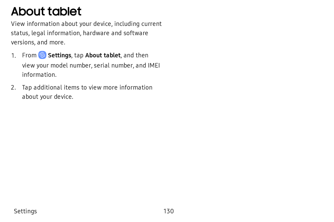 About tablet