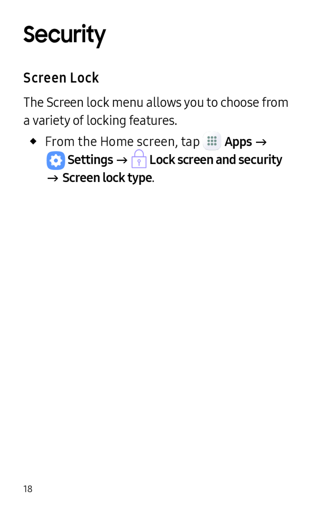 Screen Lock Security