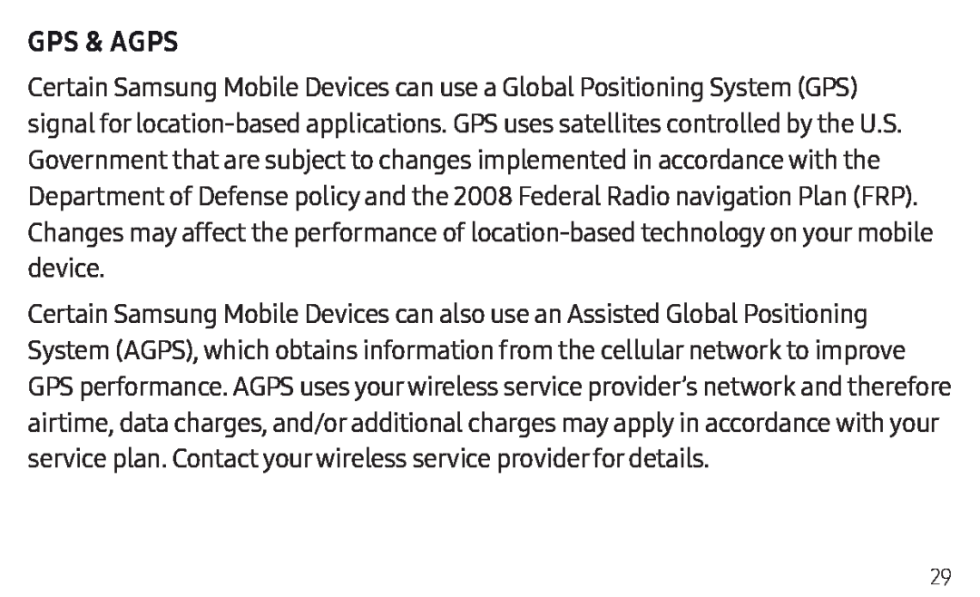 GPS & AGPS