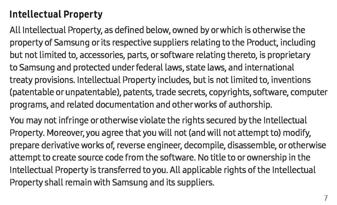 Intellectual Property Galaxy Tab A 10.1 2019 Sprint