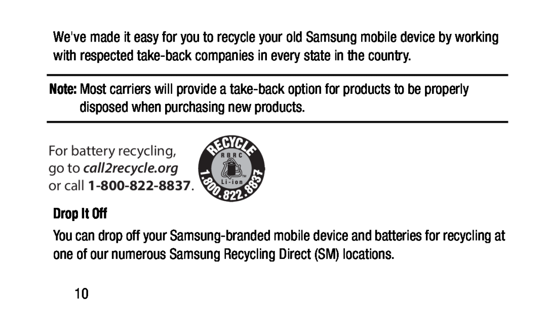 call2recycle.org Galaxy Tab A 7.0 Wi-Fi