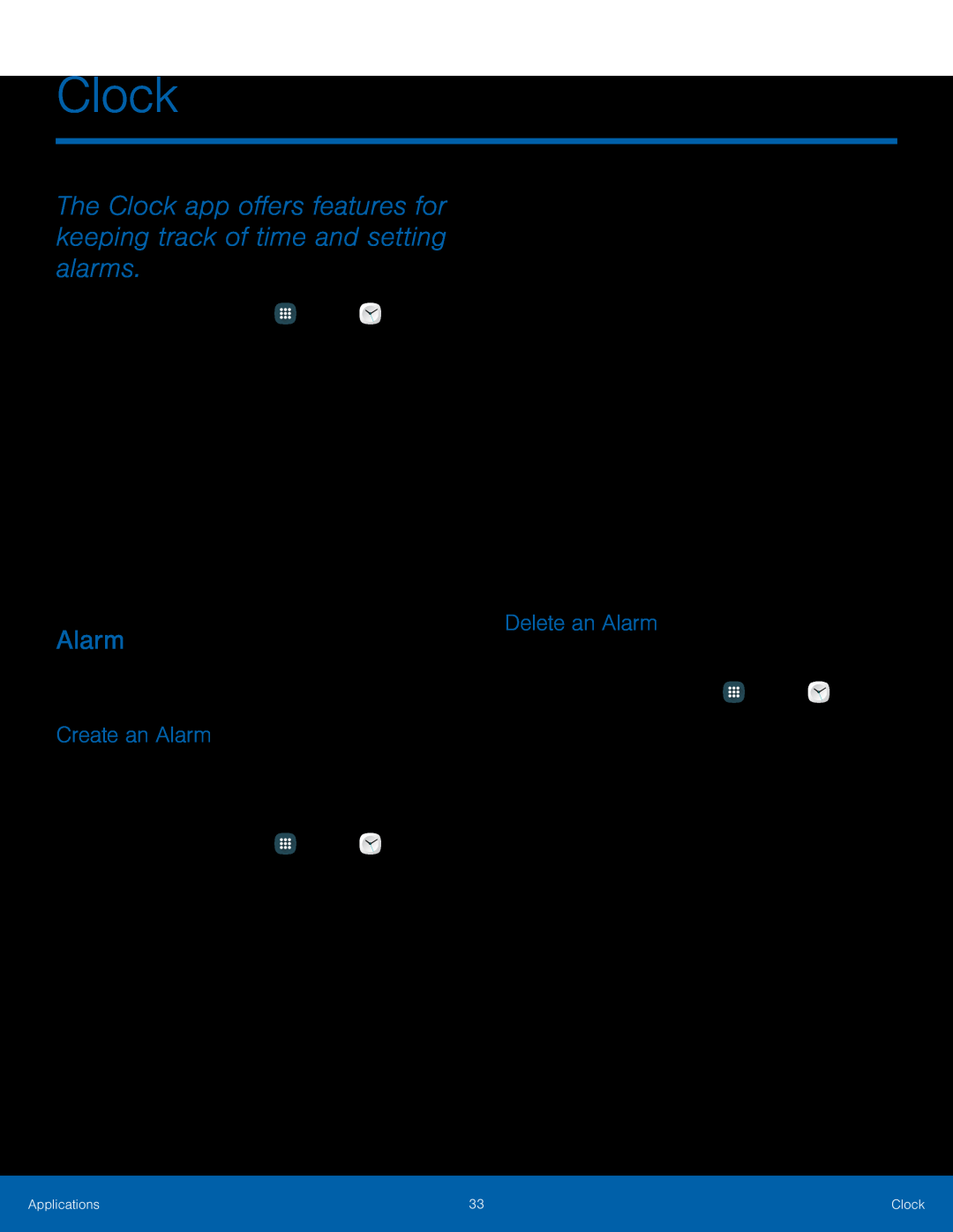 Create an Alarm Galaxy Tab A 7.0 Wi-Fi