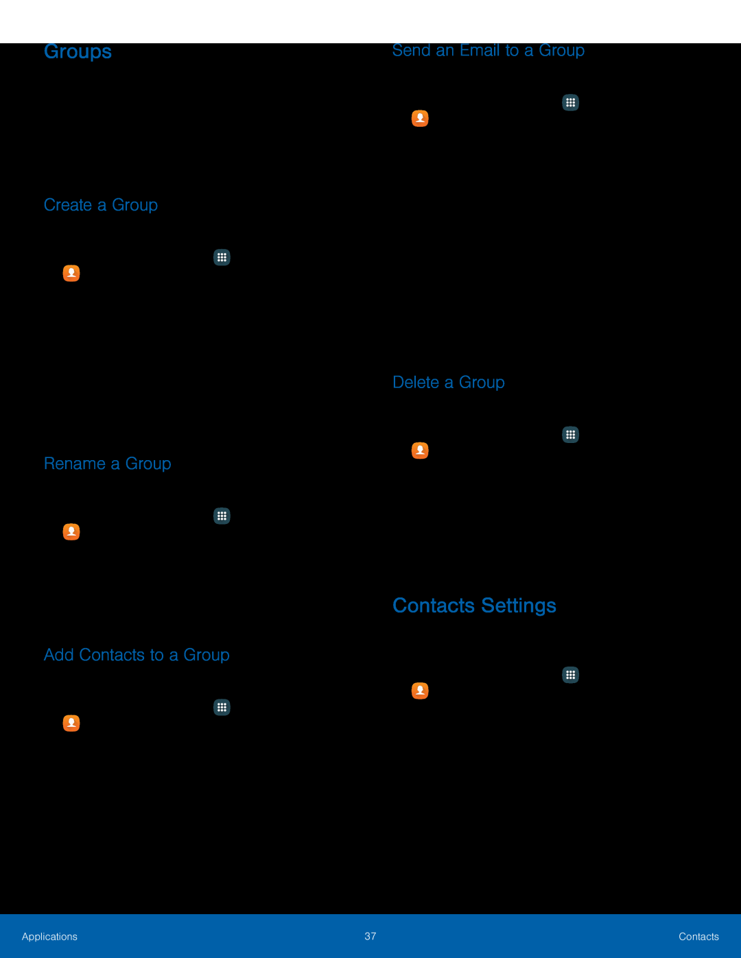 Create a Group Rename a Group