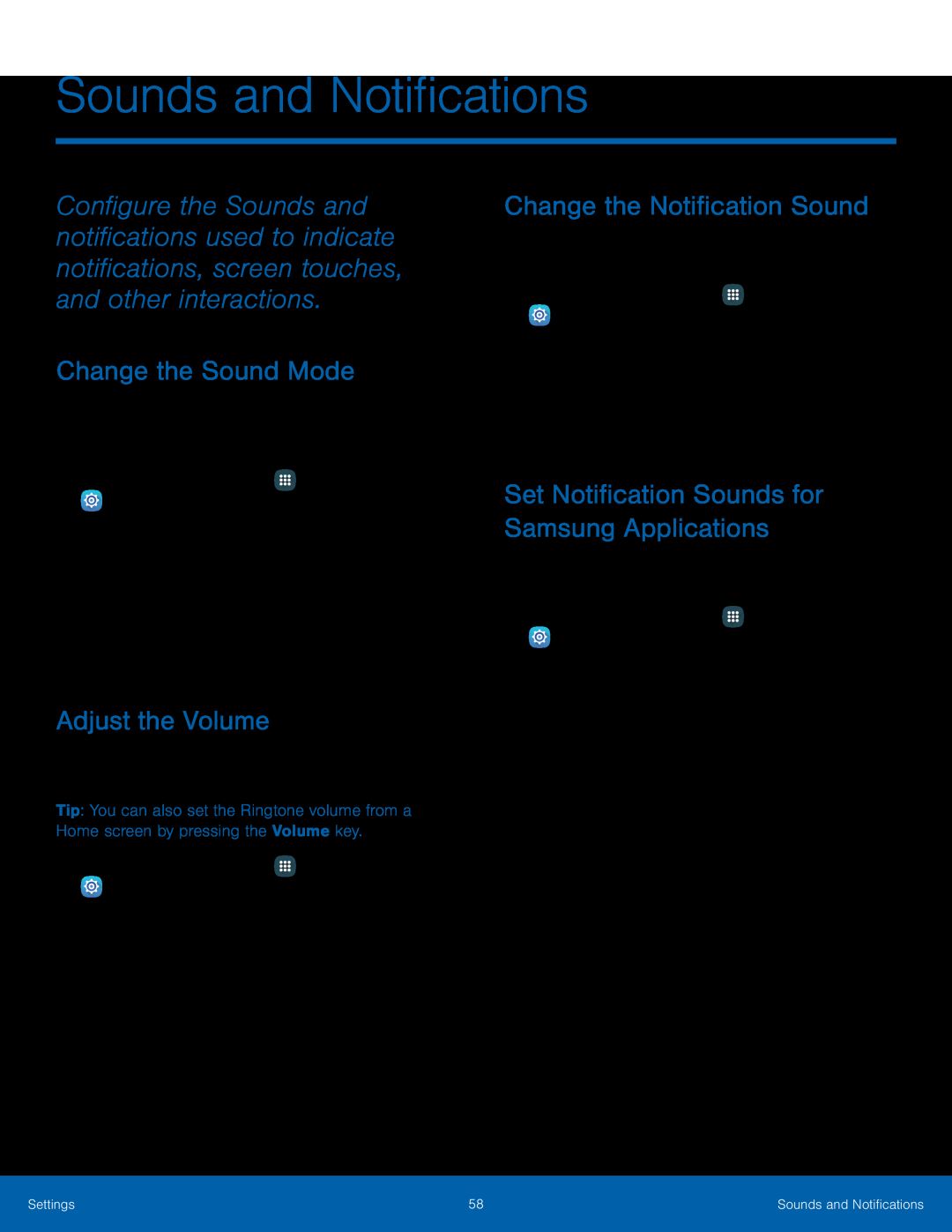 Change the Sound Mode Galaxy Tab A 7.0 Wi-Fi