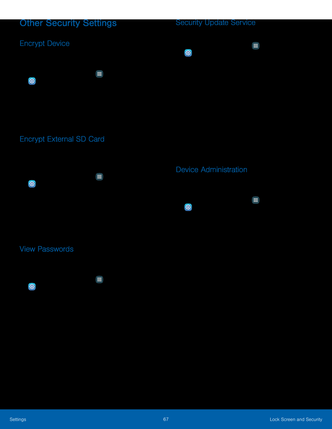 View Passwords Galaxy Tab A 7.0 Wi-Fi