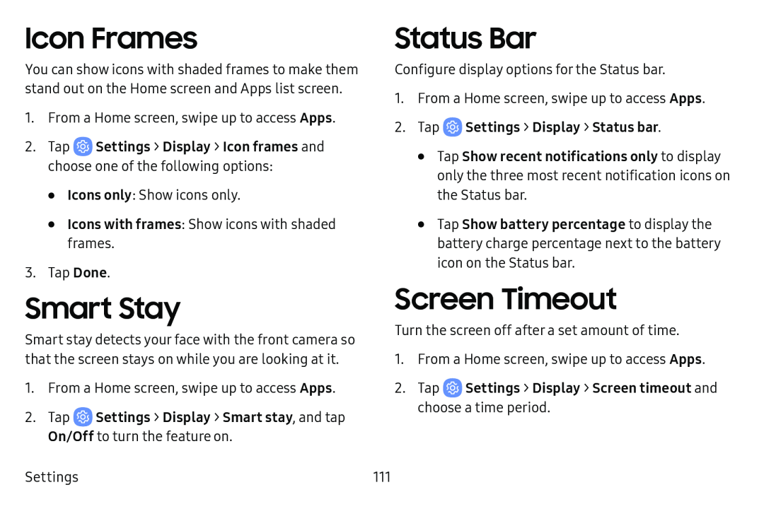 Status Bar Galaxy Tab E 9.6 Verizon