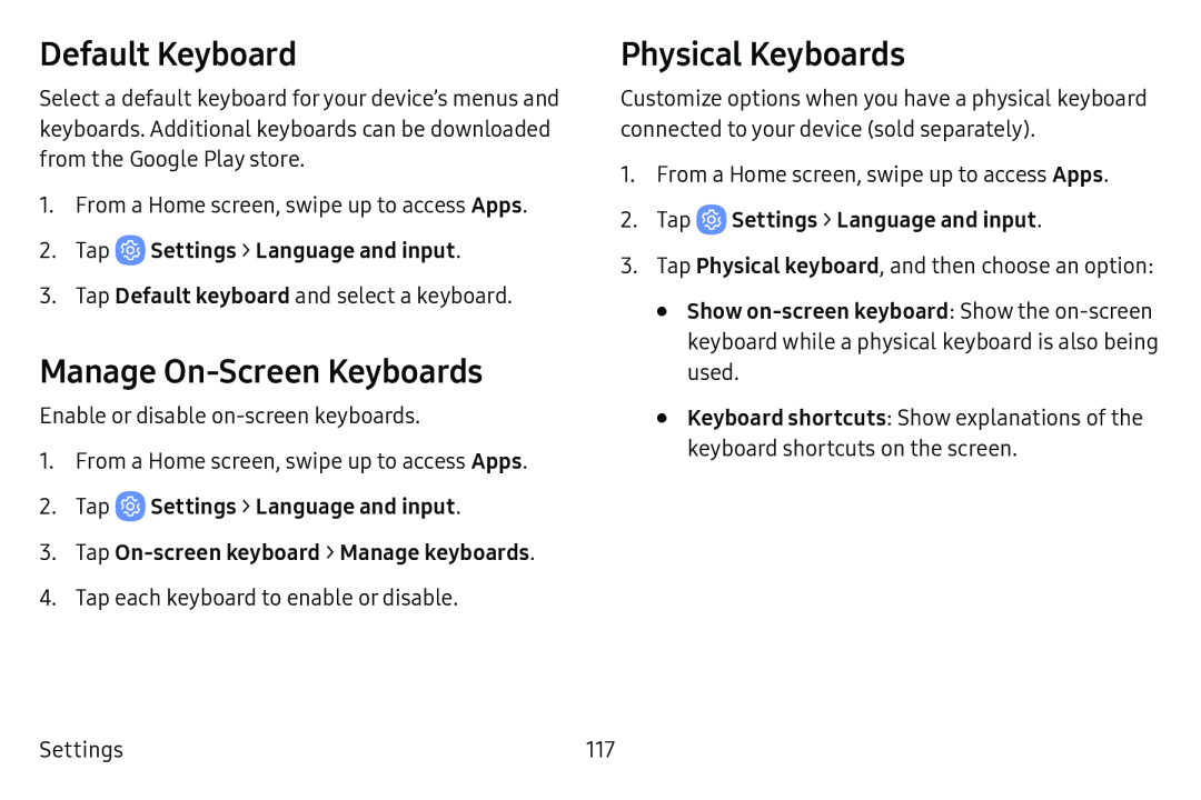 Physical Keyboards Galaxy Tab E 9.6 Verizon