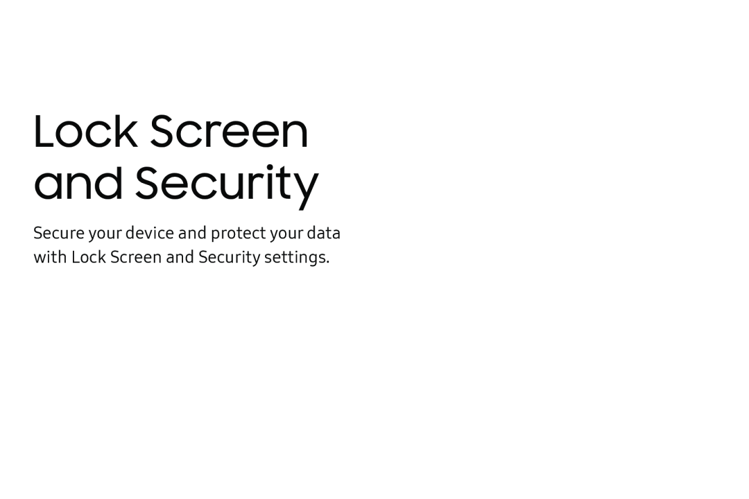 Lock Screen and Security Galaxy Tab E 9.6 Verizon