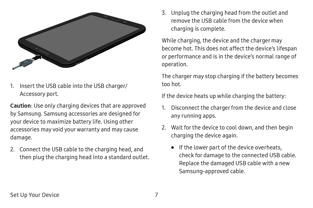 Caution Galaxy Tab E 9.6 Verizon