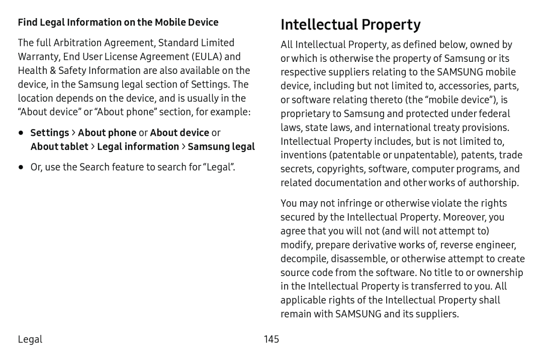 Intellectual Property Galaxy Tab E 9.6 Verizon