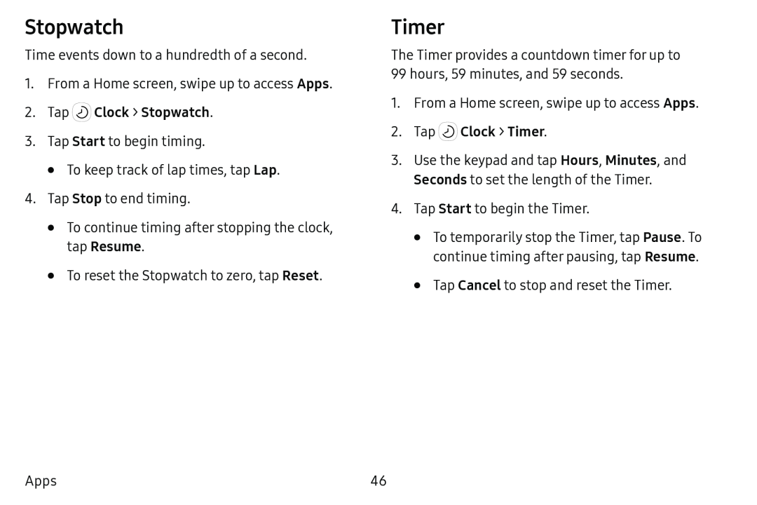 Stopwatch Timer